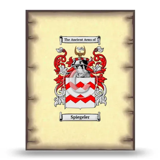 Spiegeler Coat of Arms Print