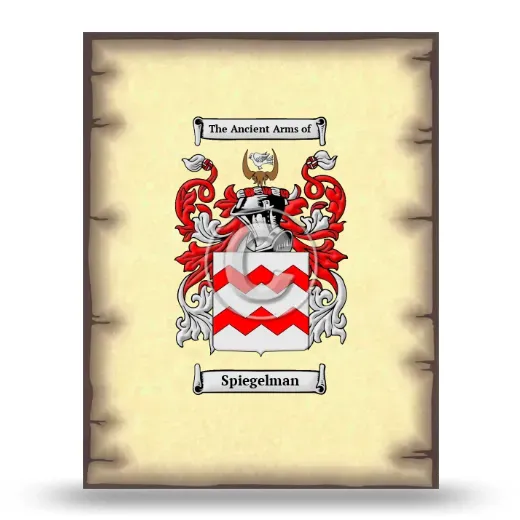 Spiegelman Coat of Arms Print