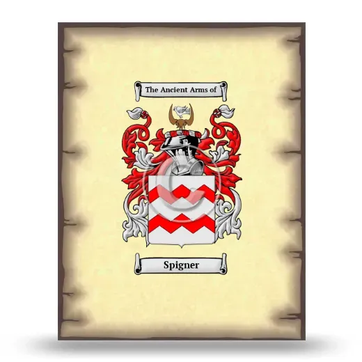Spigner Coat of Arms Print