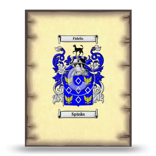 Spinks Coat of Arms Print