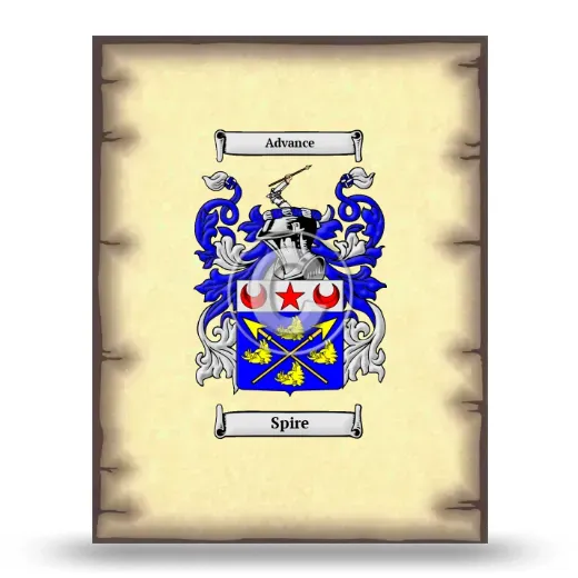 Spire Coat of Arms Print