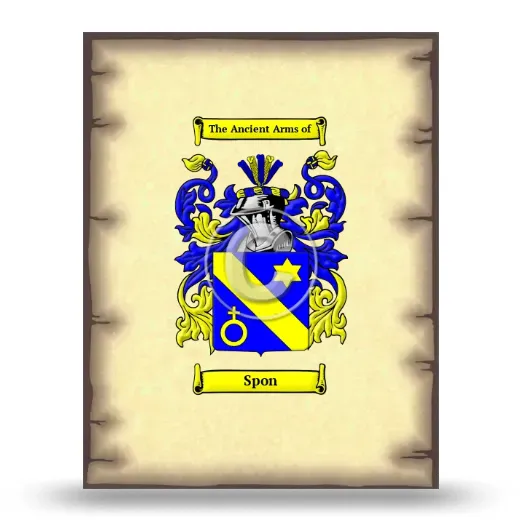 Spon Coat of Arms Print