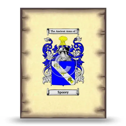 Sporey Coat of Arms Print