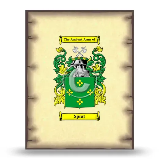 Sprat Coat of Arms Print