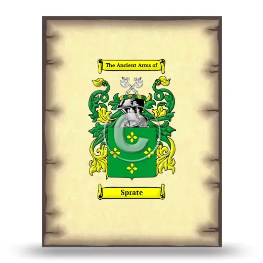 Sprate Coat of Arms Print