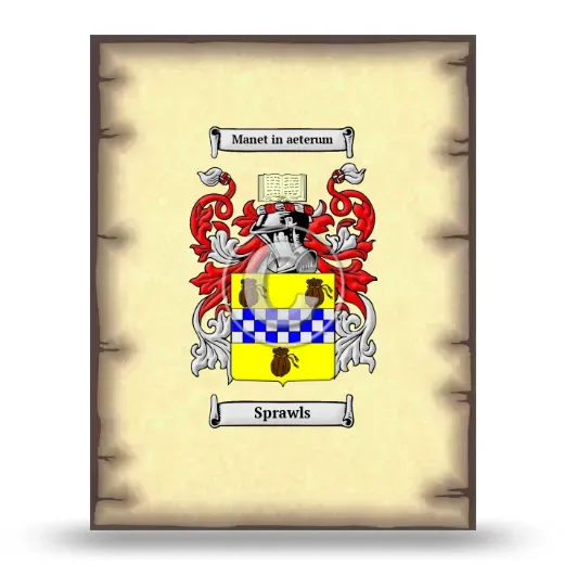 Sprawls Coat of Arms Print