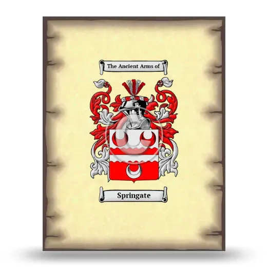 Springate Coat of Arms Print
