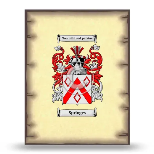 Springes Coat of Arms Print