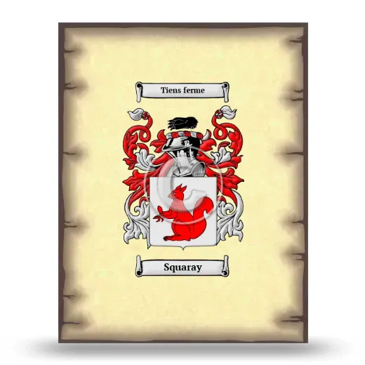 Squaray Coat of Arms Print