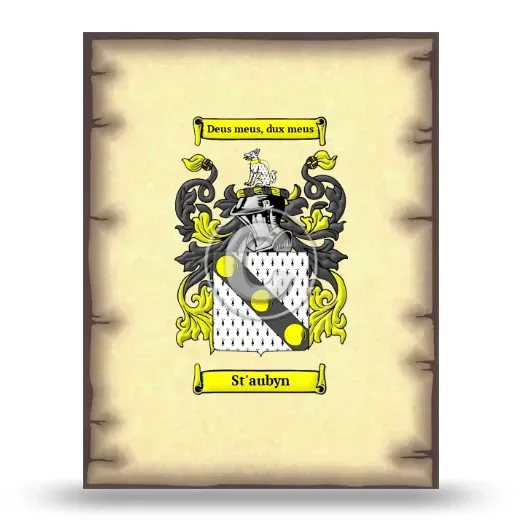 St'aubyn Coat of Arms Print