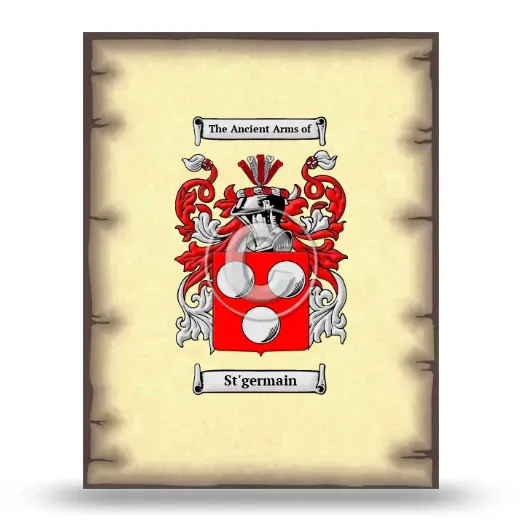 St'germain Coat of Arms Print