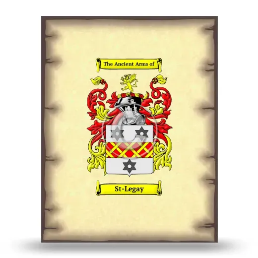St-Legay Coat of Arms Print