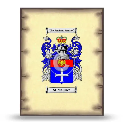 St-Maurice Coat of Arms Print