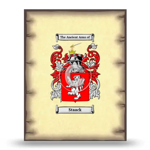 Staack Coat of Arms Print