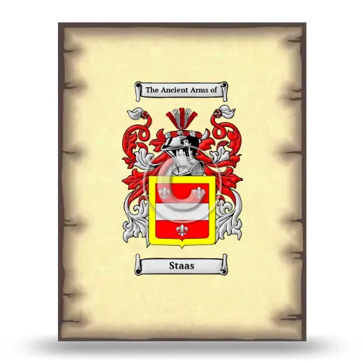 Staas Coat of Arms Print