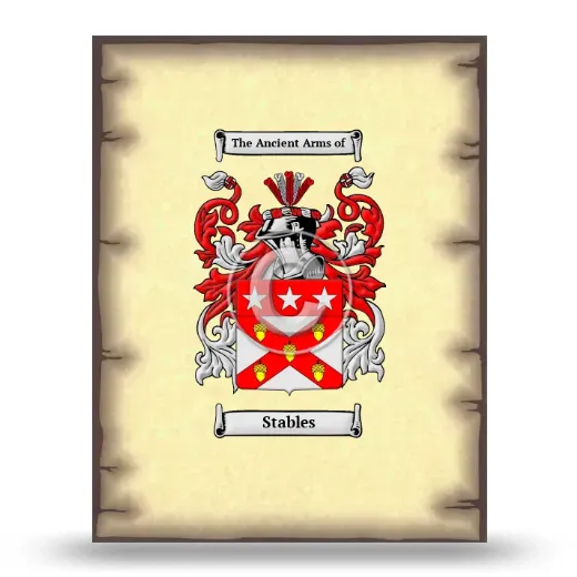 Stables Coat of Arms Print