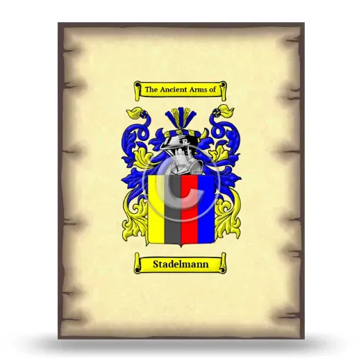 Stadelmann Coat of Arms Print