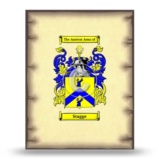 Stagge Coat of Arms Print
