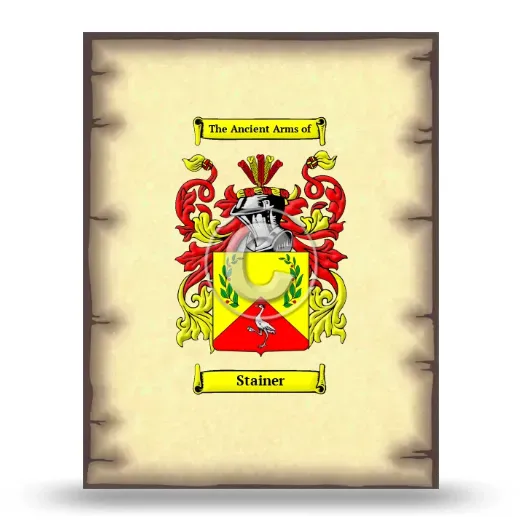 Stainer Coat of Arms Print