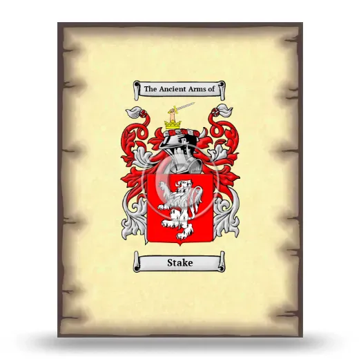 Stake Coat of Arms Print