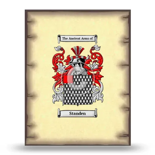 Standen Coat of Arms Print