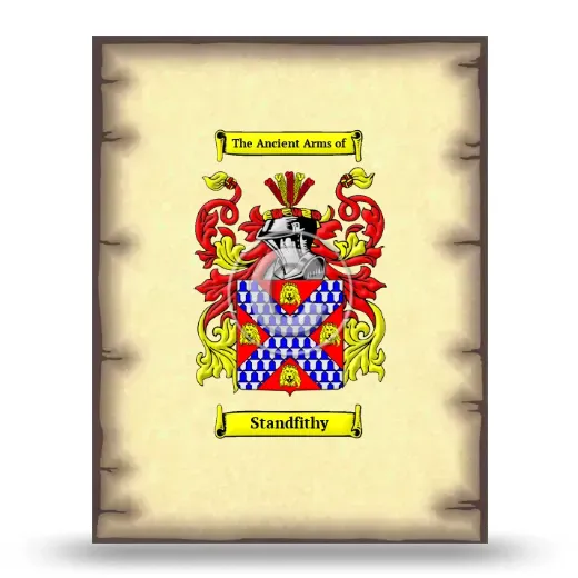 Standfithy Coat of Arms Print
