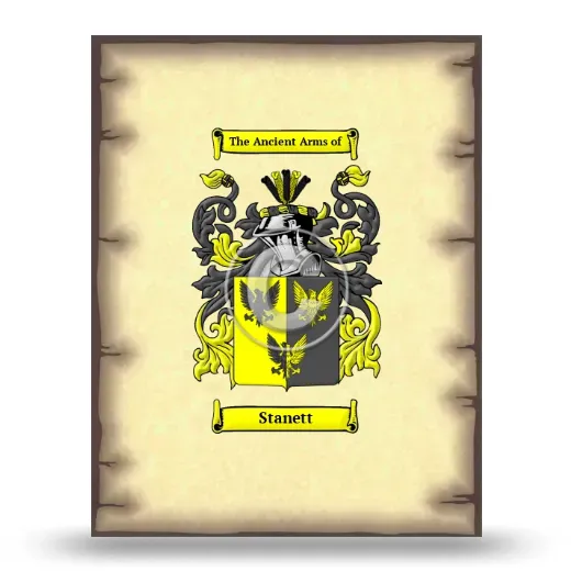 Stanett Coat of Arms Print