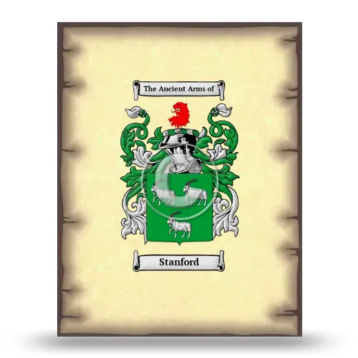 Stanford Coat of Arms Print
