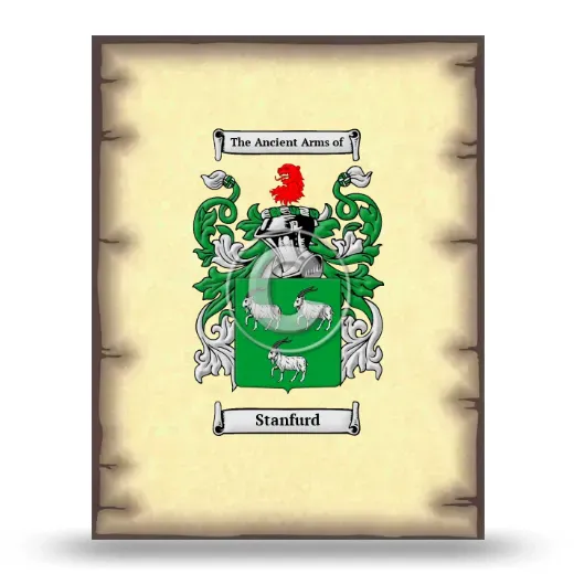 Stanfurd Coat of Arms Print