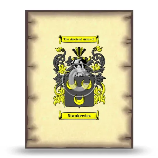 Stankewicz Coat of Arms Print
