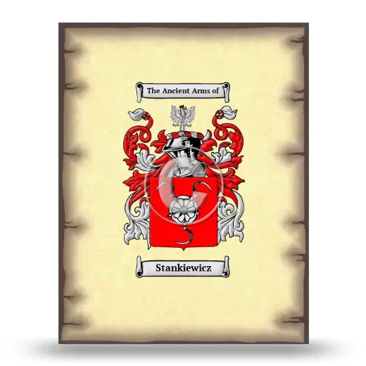 Stankiewicz Coat of Arms Print