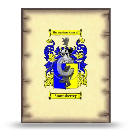 Stannsberrey Coat of Arms Print