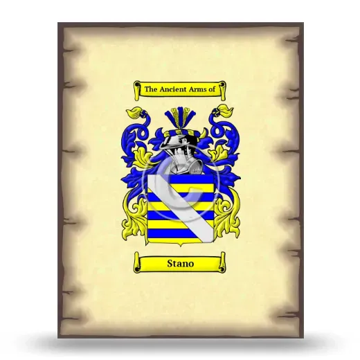 Stano Coat of Arms Print