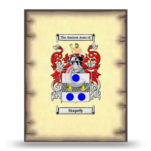 Stapely Coat of Arms Print