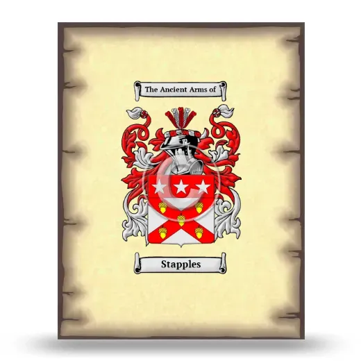 Stapples Coat of Arms Print