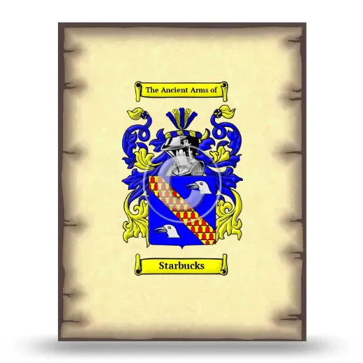 Starbucks Coat of Arms Print