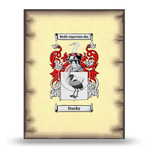 Starky Coat of Arms Print