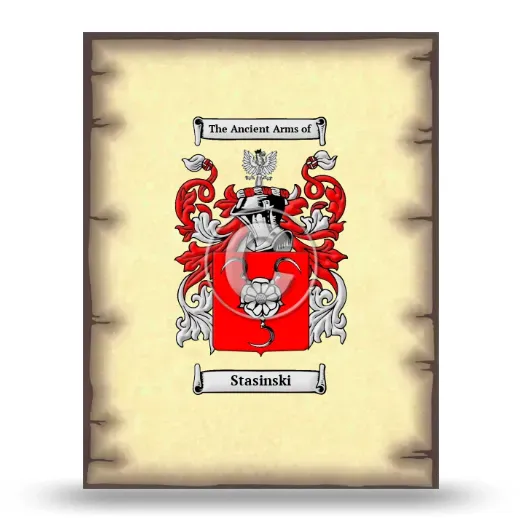 Stasinski Coat of Arms Print