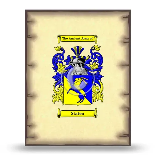 Staten Coat of Arms Print