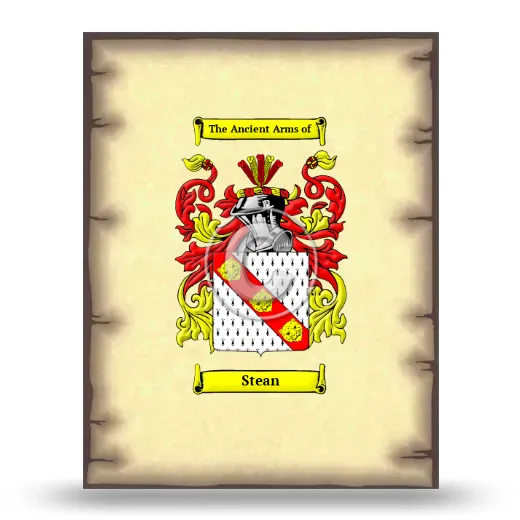 Stean Coat of Arms Print