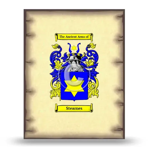 Stearnes Coat of Arms Print