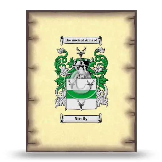 Stedly Coat of Arms Print