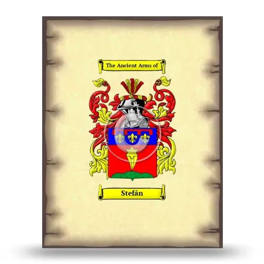 Stefán Coat of Arms Print