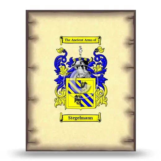 Stegelmann Coat of Arms Print