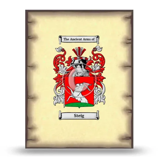 Steig Coat of Arms Print