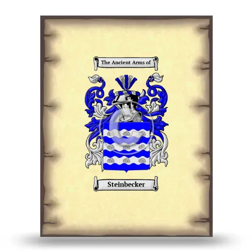 Steinbecker Coat of Arms Print