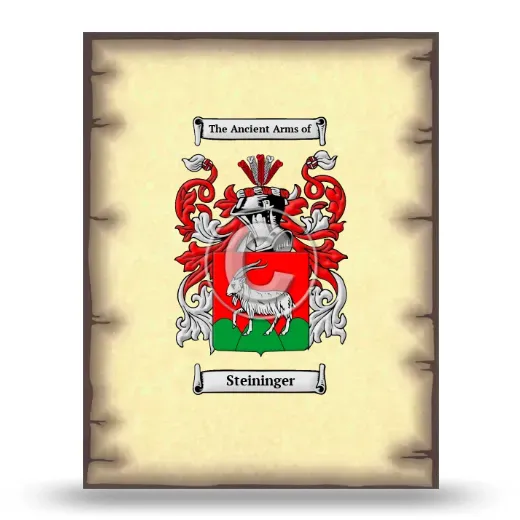 Steininger Coat of Arms Print