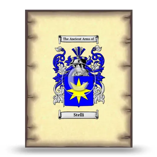 Stelli Coat of Arms Print