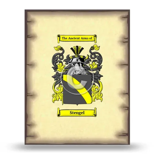 Stengel Coat of Arms Print