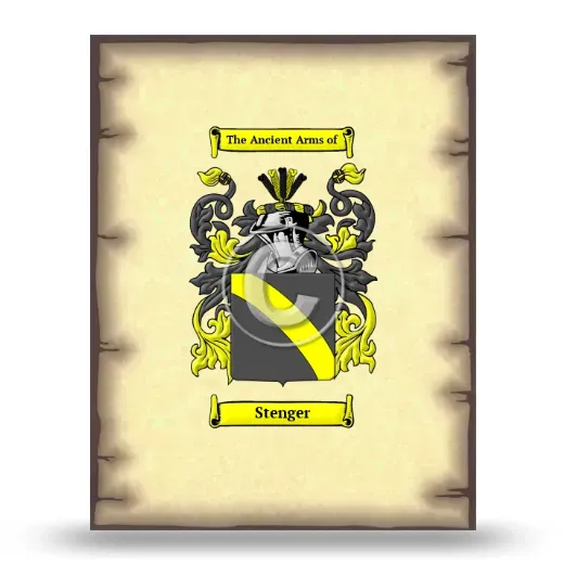 Stenger Coat of Arms Print